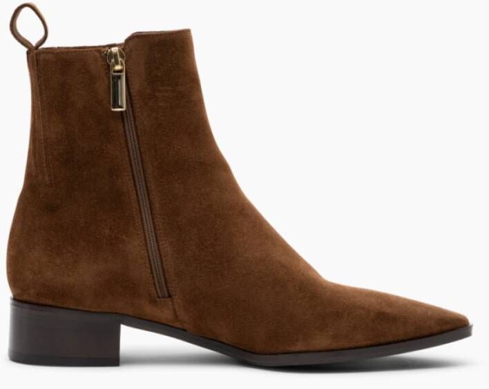 Parallele Chelsea Boot in Cognac Suède Brown Dames