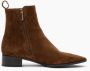 Parallele Chelsea Boot in Cognac Suède Brown Dames - Thumbnail 4