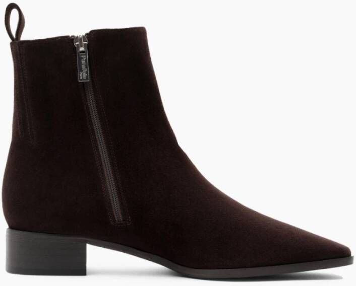 Parallele Suede Chelsea Boot Espresso Brown Dames