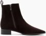 Parallele Suede Chelsea Boot Espresso Brown Dames - Thumbnail 3