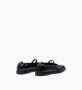 Parallele Klassieke Leren Ballerina Schoenen Black Dames - Thumbnail 4