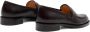 Parallele Leren Mocassin Espresso Zwarte Hak Brown Dames - Thumbnail 2