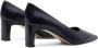 Parallele Navy Leren Pump Alvin Blue Dames - Thumbnail 4