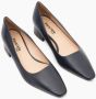 Parallele Navy Leren Pumps met Puntige Neus Blue Dames - Thumbnail 2