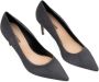 Parallele Rode Suède Pumps met Puntige Neus Gray Dames - Thumbnail 2