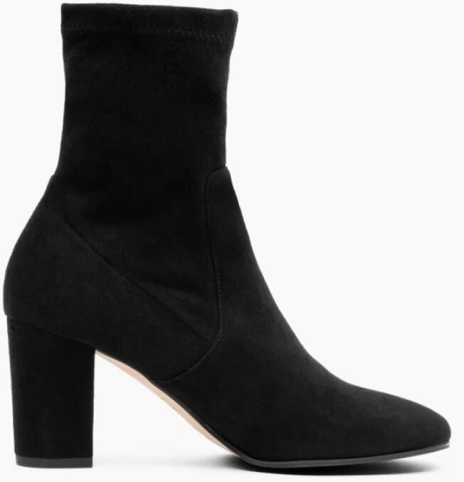 Parallele Stretch Suède Bootie Zwart Black Dames