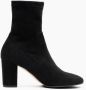 Parallele Stretch Suède Bootie Zwart Black Dames - Thumbnail 4