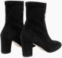 Parallele Stretch Suède Bootie Zwart Black Dames - Thumbnail 5