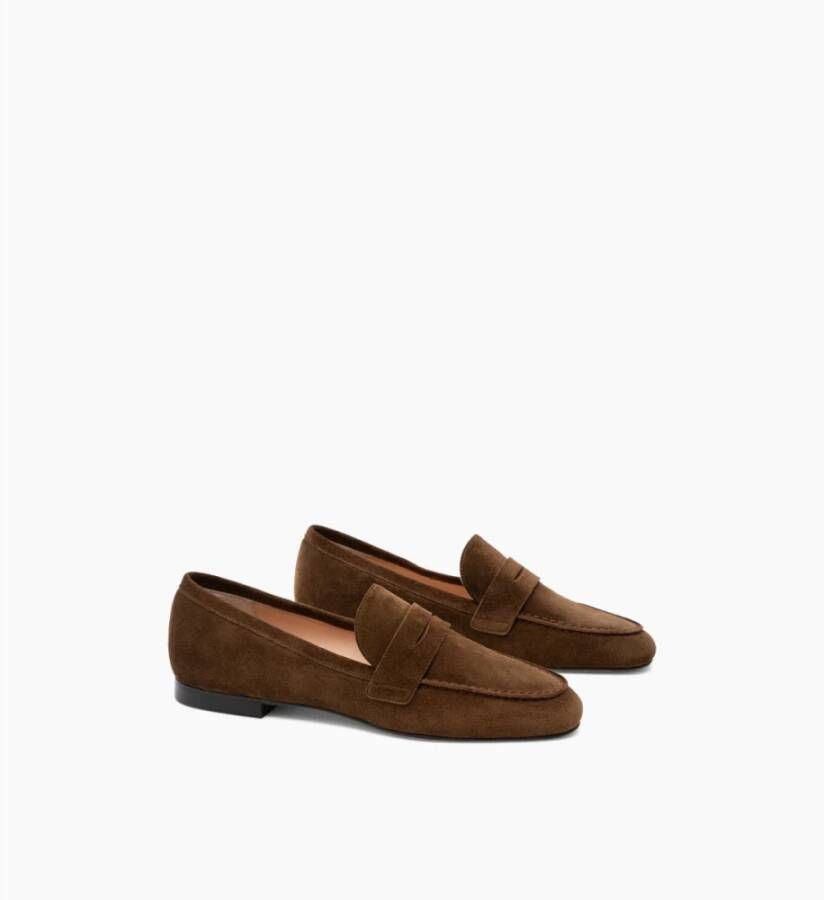 Parallele Velours Cognac Mocassin Brown Dames