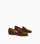 Parallele Velours Cognac Mocassin Brown Dames - Thumbnail 4