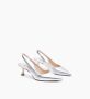 Parallele Zilveren Leren Slingback Narcisso Gray Dames - Thumbnail 3