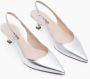 Parallele Zilveren Leren Slingback Narcisso Gray Dames - Thumbnail 4