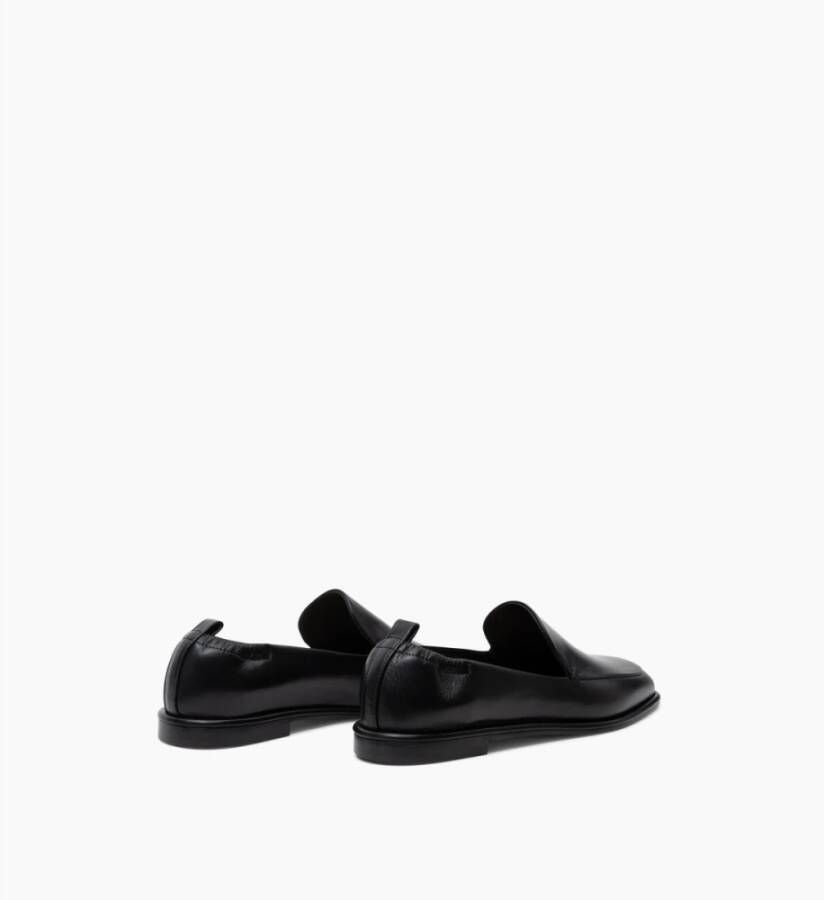 Parallele Zwarte Gladleren Mocassin Ignacio Black Dames