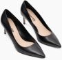 Parallele Zwarte leren puntige stilettohakken Black Dames - Thumbnail 3