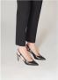 Parallele Zwarte leren slingback hakken Vicente Black Dames - Thumbnail 2