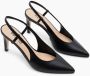 Parallele Zwarte leren slingback hakken Vicente Black Dames - Thumbnail 3