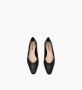 Parallele Zwarte Nappa Ballet Flats Black Dames - Thumbnail 4