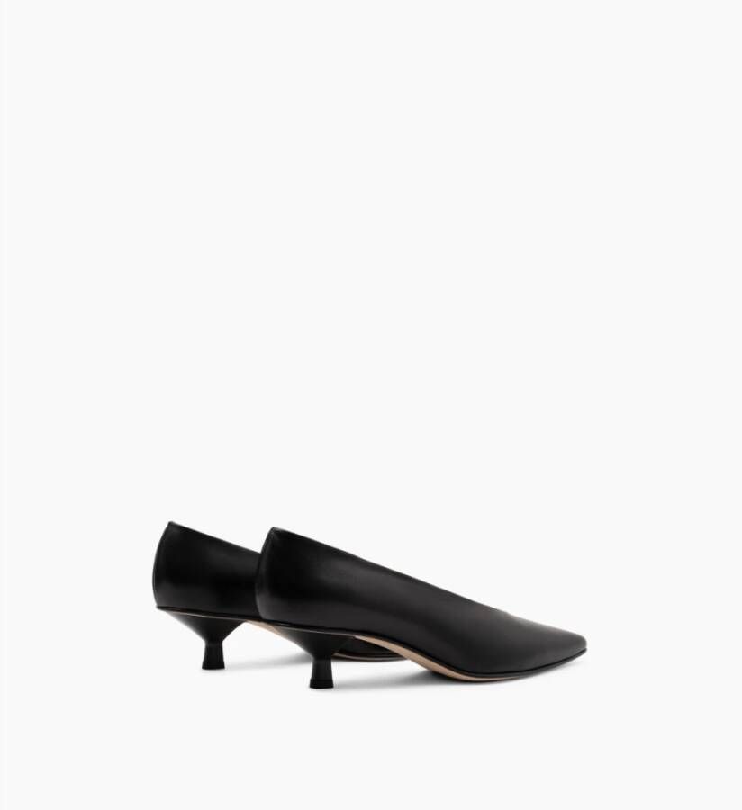 Parallele Zwarte Nappa Leren Pump Selma Black Dames