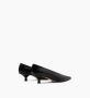 Parallele Zwarte Nappa Leren Pump Selma Black Dames - Thumbnail 3