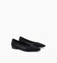 Parallele Zwarte Stretch Mesh Ballet Flats Black Dames - Thumbnail 5