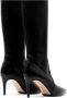 Parallele Zwarte Stretch Nappa Hoge Laarzen Lucia Black Dames - Thumbnail 5