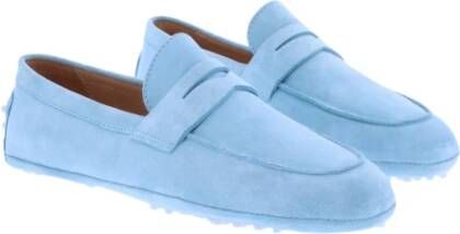 Paris Punk Blauwe Loafer Schoenen voor Dames Blue Dames