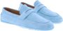 Paris Punk Blauwe Loafer Schoenen voor Dames Blue Dames - Thumbnail 4