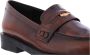 Paris Punk Bruine Penny Loafer Damesschoenen Brown Dames - Thumbnail 5