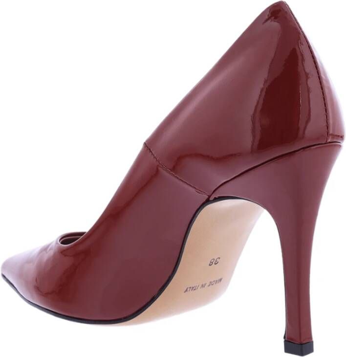 Paris Punk Dames Lakleren Pump Rood Red Dames