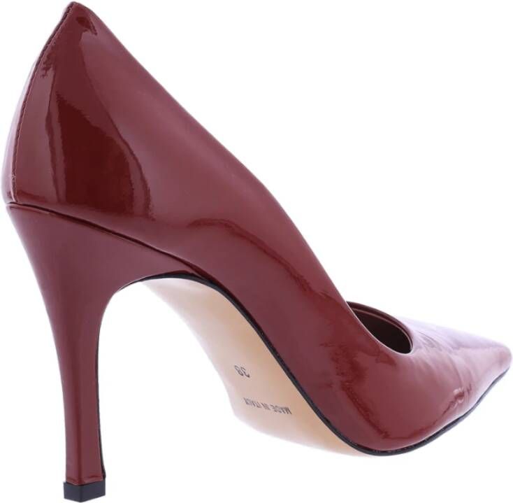 Paris Punk Dames Lakleren Pump Rood Red Dames