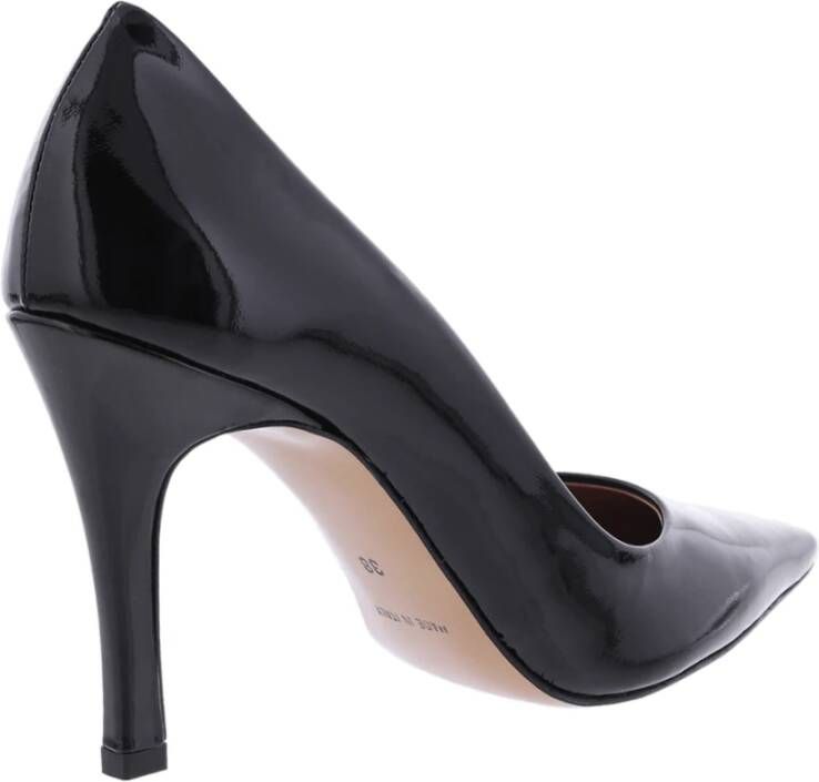 Paris Punk Dames Lakleren Pump Zwart Black Dames