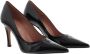 Paris Punk Dames Lakleren Pump Zwart Black Dames - Thumbnail 4