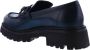 Paris Punk Dames Uma Parker Mocassin Blauw Blue Dames - Thumbnail 2