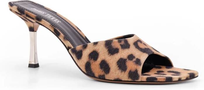 Paris Texas Animalier Suede Stiletto Sandalen Multicolor Dames