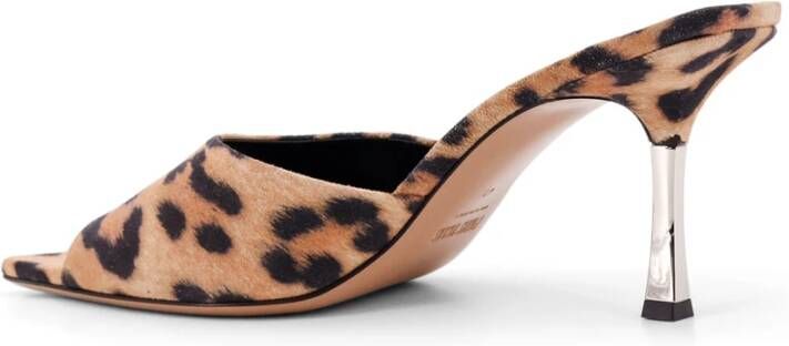 Paris Texas Animalier Suede Stiletto Sandalen Multicolor Dames