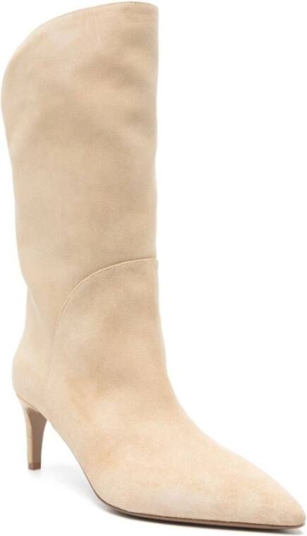 Paris Texas Beige Enkellaarzen voor vrouwen Beige Dames