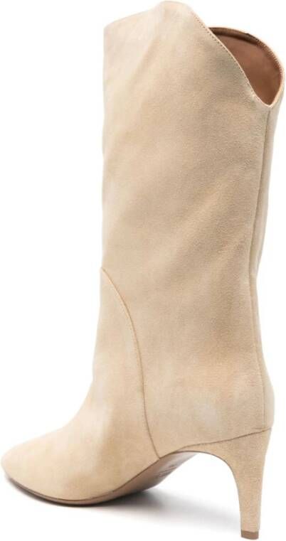 Paris Texas Beige Enkellaarzen voor vrouwen Beige Dames