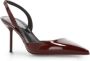 Paris Texas Bordeaux Patent Leren Slingback Schoenen Red Dames - Thumbnail 3