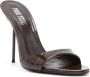 Paris Texas Bruin Leren Stiletto Hak Schoenen Brown Dames - Thumbnail 2