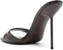 Paris Texas Bruin Leren Stiletto Hak Schoenen Brown Dames - Thumbnail 3