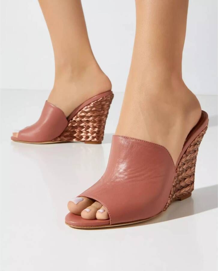 Paris Texas Bruine sleehak sandalen Brown Dames