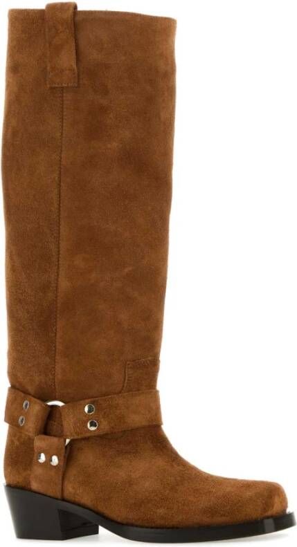 Paris Texas Caramel Suede Roxy Laarzen Brown Dames