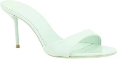 Paris Texas Chique Stiletto Hak Patent Leren Sandalen Green Dames