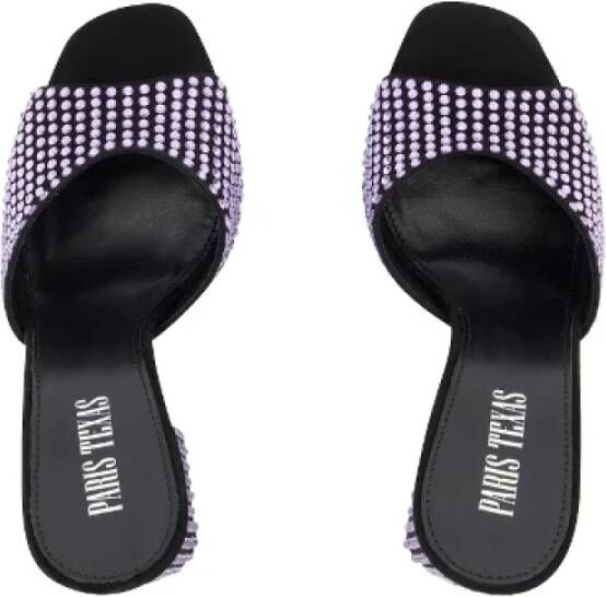 Paris Texas Fabric sandals Purple Dames