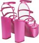 Paris Texas Flamingo Plateau Sandalen Pink Dames - Thumbnail 3