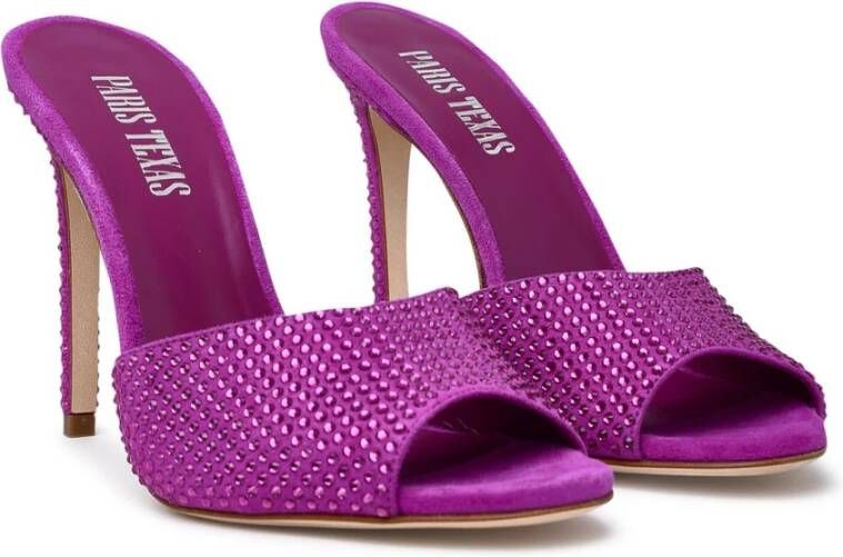 Paris Texas Fuchsia Suede Holly Sandalen Pink Dames