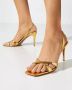 Paris Texas Gouden metallic stiletto sandalen Yellow Dames - Thumbnail 2