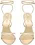 Paris Texas Gouden spiegelvetersandalen met pinhak Yellow Dames - Thumbnail 3