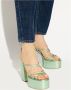 Paris Texas Groene leren sandalen met hak Green Dames - Thumbnail 3