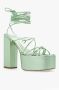 Paris Texas Groene leren sandalen met hak Green Dames - Thumbnail 5